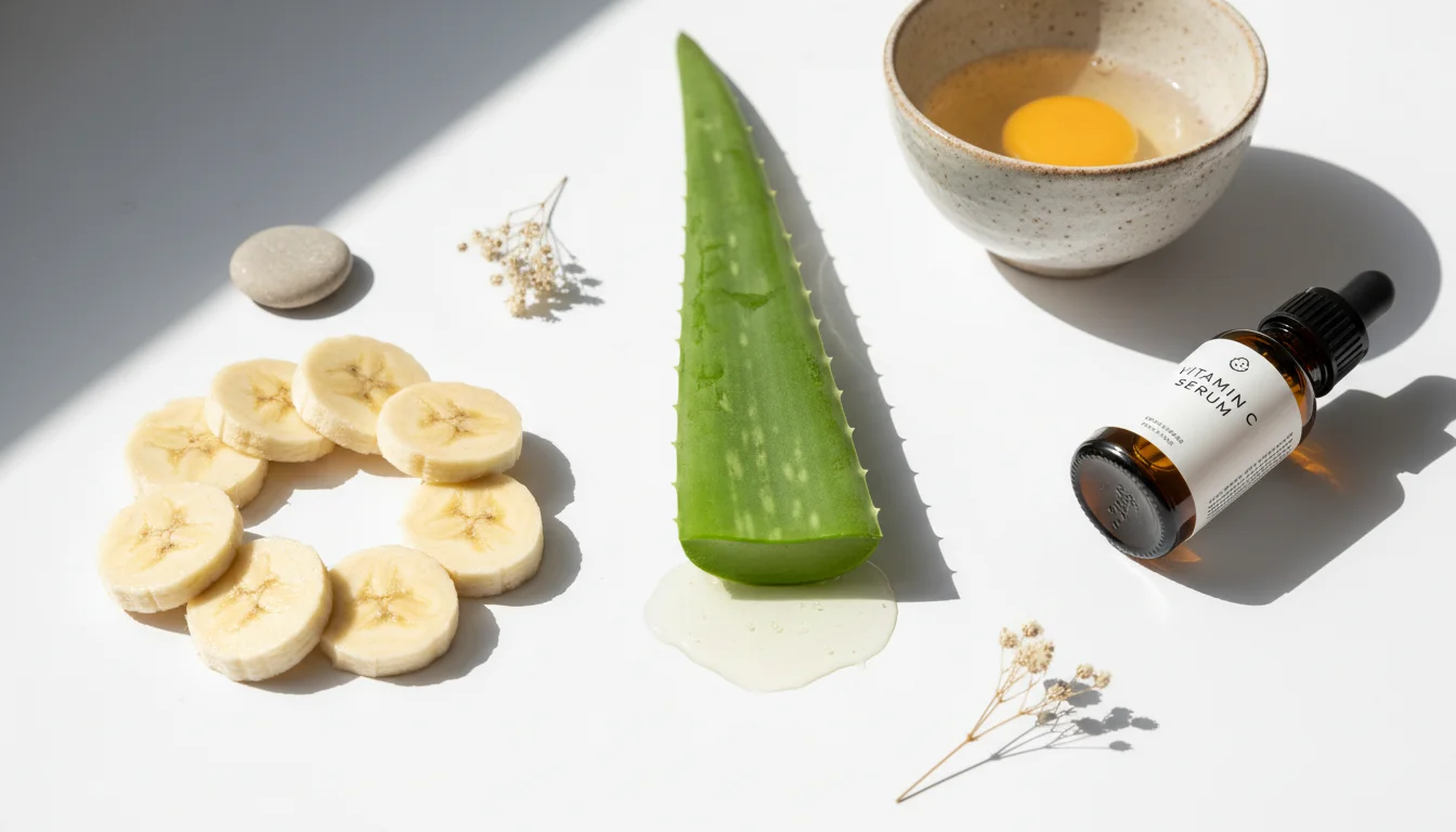 Natural ingredients used for anti-ageing skin treatments